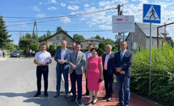 Droga powiatowa w Kaniowie w Gmina Zagnańsk oficjalnie otwarta.