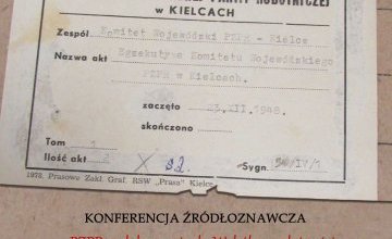 PZPR w dokumentach. Wokół przydatności akt partyjnych do badania dziejów województwa kieleckiego w latach 1948-1975