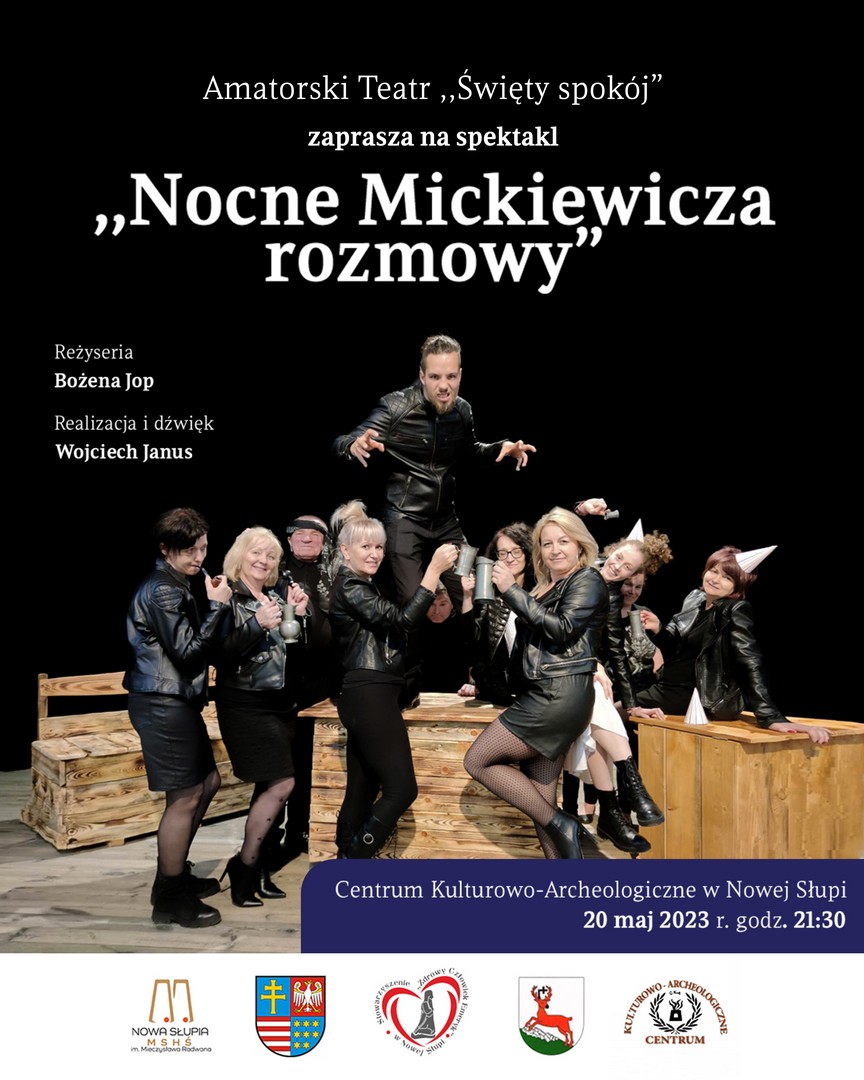 Premiera spektaklu „Nocne Mickiewicza rozmowy”