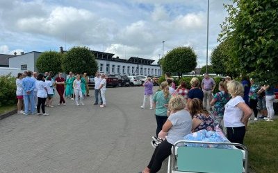 Ćwiczenia ewakuacyjne w szpitalu w Chmielniku