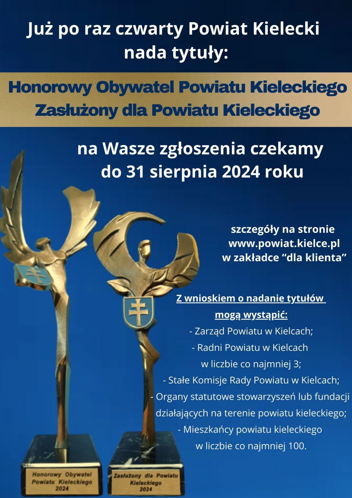 Znasz wyjątkowego mieszkańca Powiatu Kieleckiego - zgłoś go już dziś