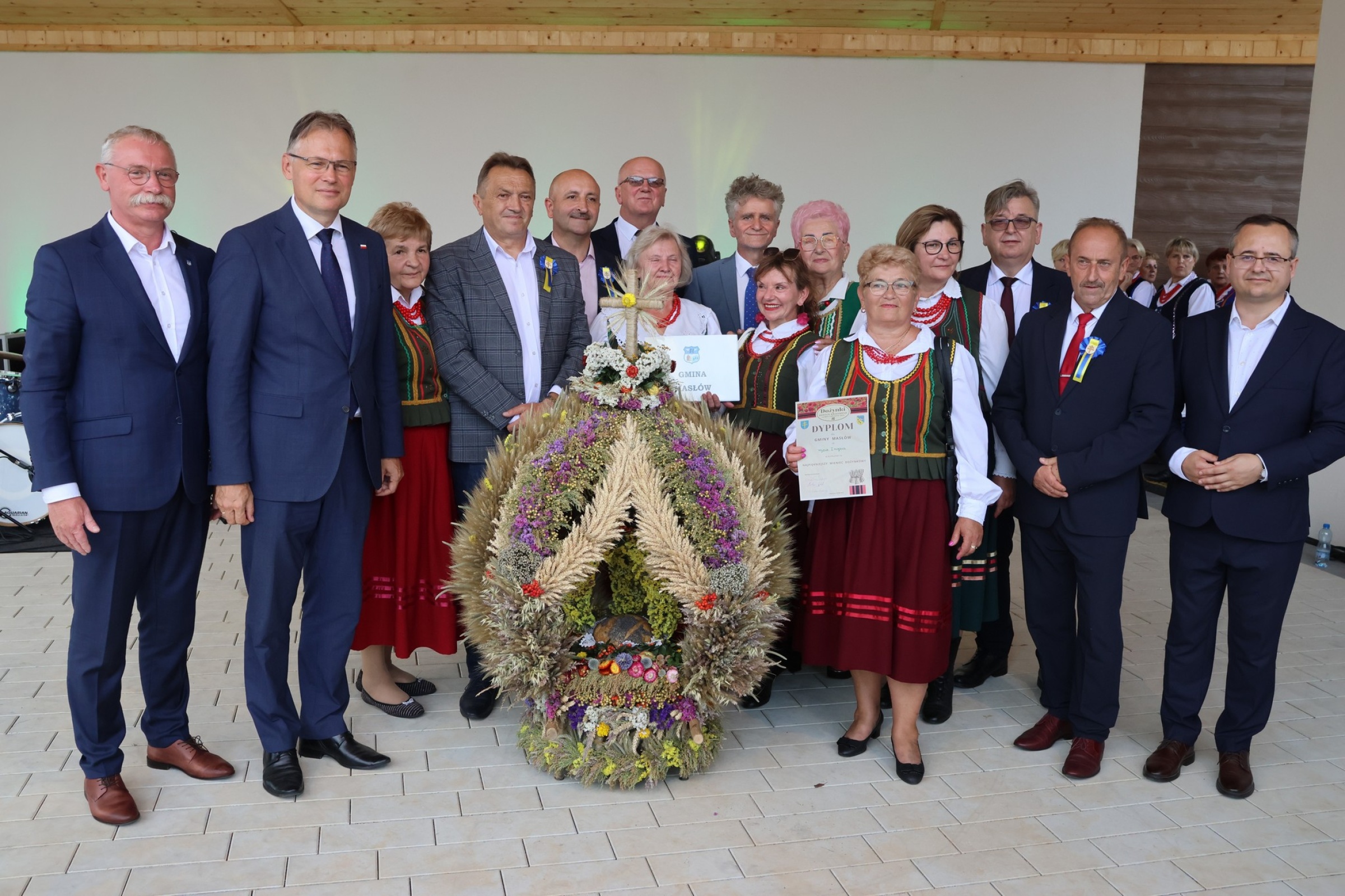 Najpiekniejszy wieniec dożynkowy z gminy Masłów