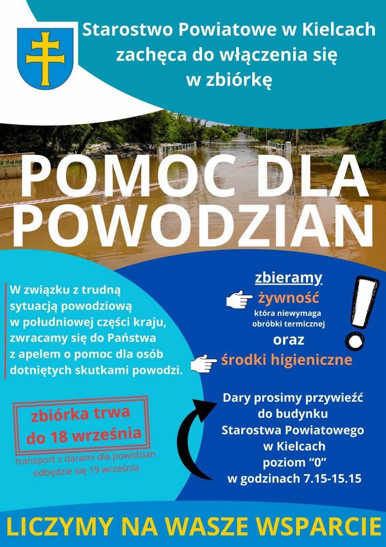 Akcja pomocy dla powodzian