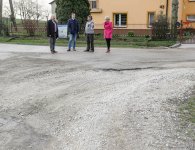 Wizja lokalna stanu dróg powiatowych na terenie gminy Chmielnik. 