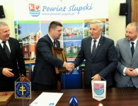 Podpisaliśmy umowę z powiatem słupskim