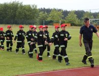 Członek Zarządu Powiatu w Kielcach - Marek Kwiecień był gościem Gminnych Zawodów Sportowo-Pożarniczych, które odbył się w Morawicy.