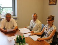 Spotkanie dyrektorów powiatowych szpitali i kieleckiego PCUM.