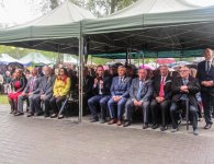 Delegacja Powiatu Kieleckiego na dożynkach w Damnicy (Pow. Słupski)