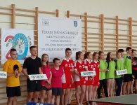 Turniej Tenisa Stołowego Szkół Ponadgimnazjalnych Powiatu Kieleckiego i Placówek Resocjalizacyjnych w Podzamczu.