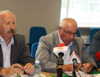 Konferencja prasowa w sprawie dożynek powiatu kieleckiego