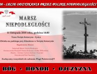 Uroczystości 100-lecia Niepodległości w gminach powiatu kieleckiego