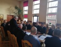 Zebranie sprawozdawcze Oddziału Miejsko-Gminnego Związku OSP RP w Chmielniku