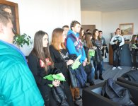 Wizyta uczniów z Chmielnika w Starostwie Powaitowym w Kielcach