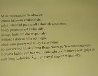 Konkurs wiedzy o Janie Pawle II - wiersze do lat 12