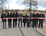 Odbiór mostu w Jasiowie w gminie Zagnańsk