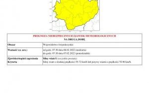 Ostrzeżenie meteorologiczne dla powiatu kieleckiego (2)