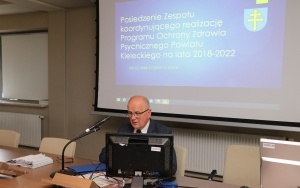 Posiedzenie Zespołu koordynującego realizację Programu Ochrony Zdrowia Psychicznego Powiatu Kieleckiego na lata 2018-2022 (5)