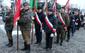Uroczystości odsłonięcia pomnika Powstańców Styczniowych na Białogonie (1)