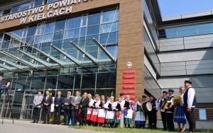 Konferencja o dożynkach powiatowych w Łopusznie (1)