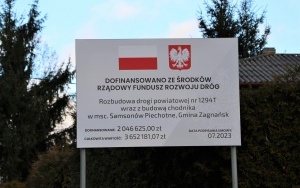 Otwarcie przebudowanej drogi w Samsonowie Piechotne (10)