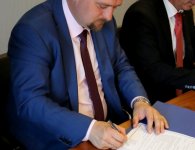 Podpisanie umowy partnerskiej z powiatem Vogtland
