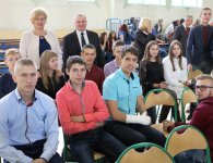 Grupa uczniów z Ukrainy w Polsce 